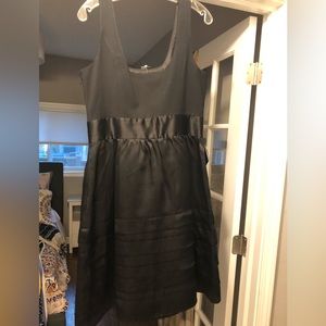 White House Black Market NWT Fancy Black Dress size 12
